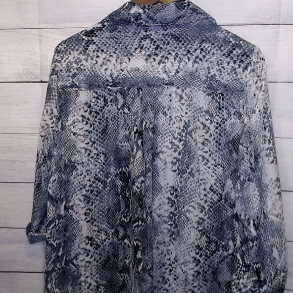 A.Byer Snake Print button down - Picture 7 of 7